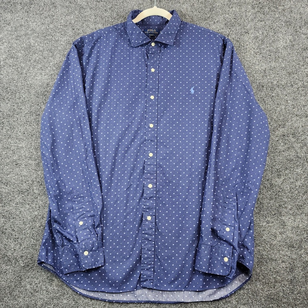Polo Ralph Lauren Men's Preppy Old Money Slim Fit‎ Button Shirt Size XXL - Picture 2 of 10